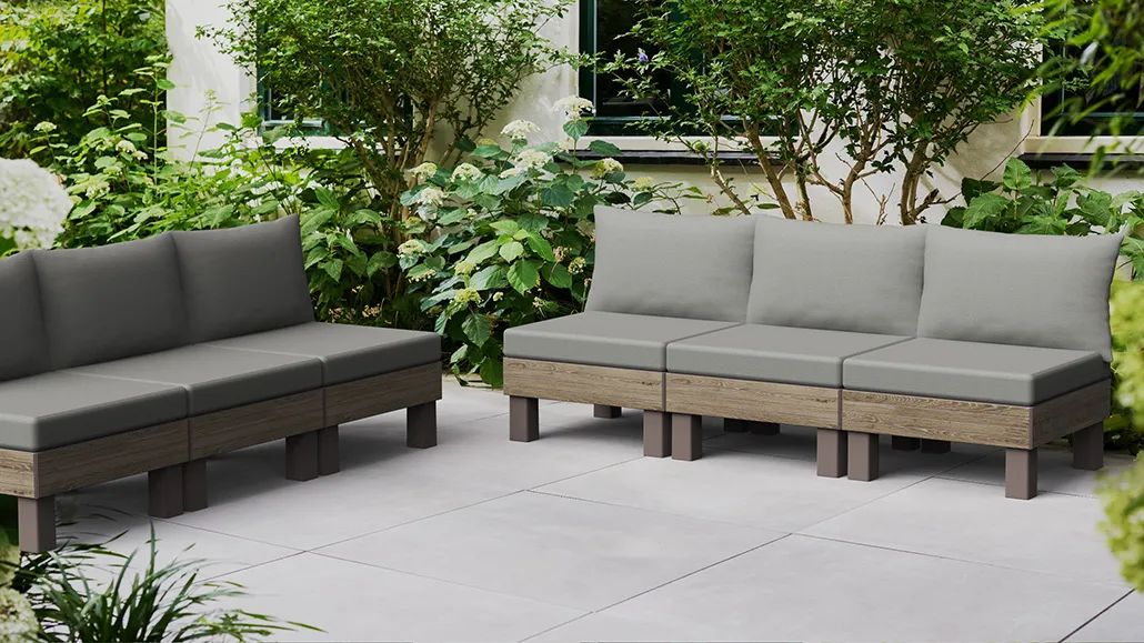 Keter Elements 2x 3-zits Loungebank  -
