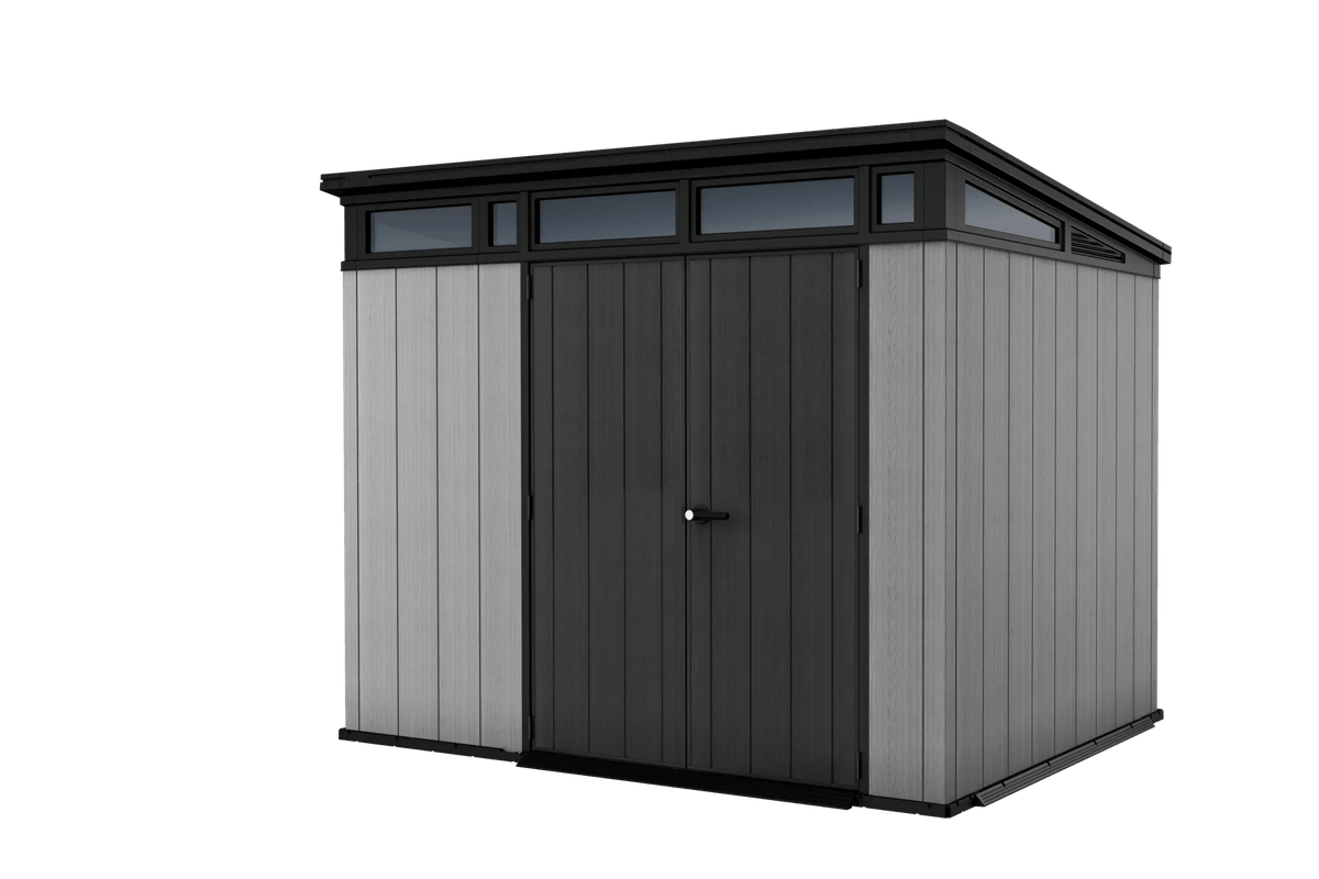 Artisan 9x7 Gartenhaus - 279x218x226cm - Dunkelgrau