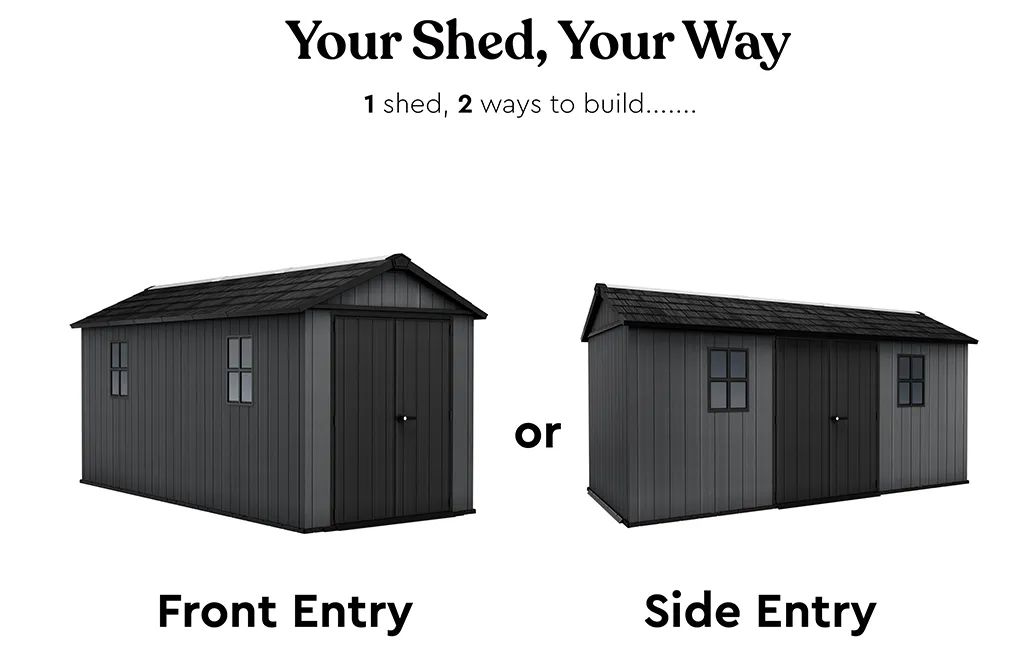 Caseta de exterior Newton Plus 7515 - 230x476x246 cm y 10 m2