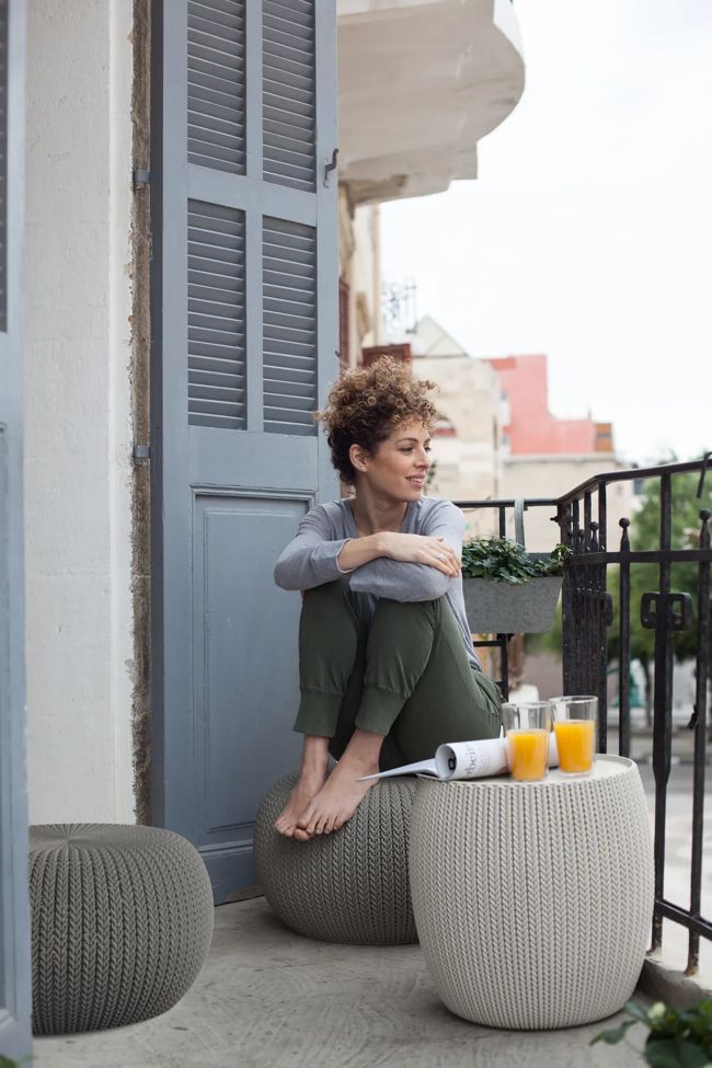 Cozy 3-Piece Outdoor Seating Set Brown - Keter US