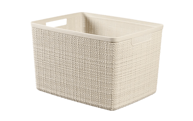 סלסלה יוטה 1907 XL גדולה 20 ליטר - קרם