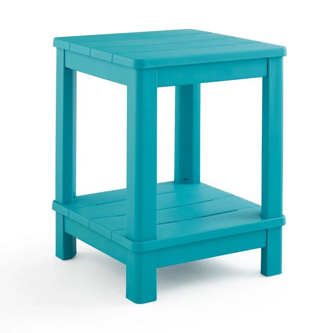 Deluxe Teal Outdoor Adirondack Side Table - Keter US