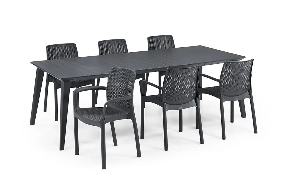 Table de jardin Lima 240 cm - Graphite