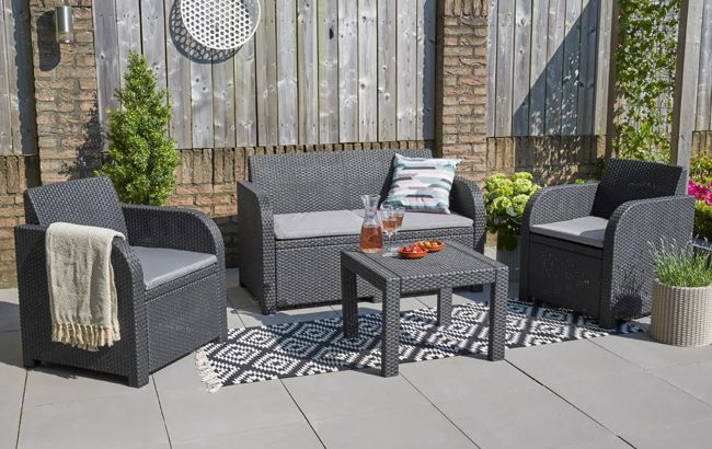 מערכת ישיבה ג'ורג'יה - אפור כהה