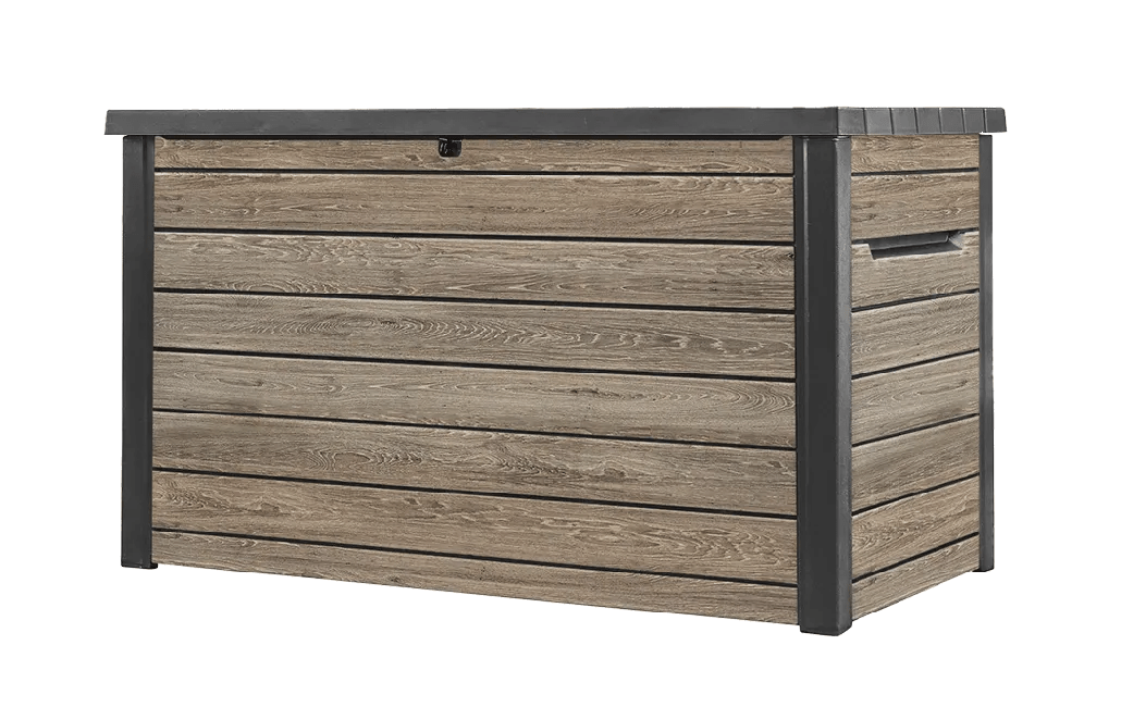 Keter Signature 870L Storage Box - Ashwood Brown - Keter UK
