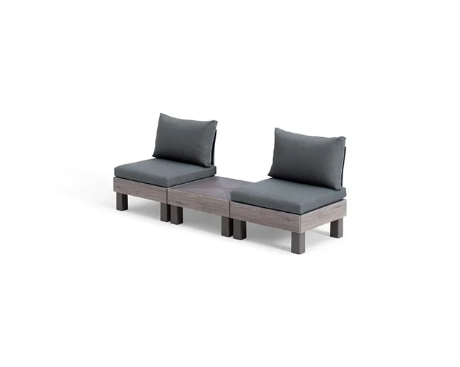 Elements 2-zits Balkonset - Ashwood