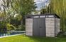 Signature Coastal Grey Large Storage Shed - 11x7 Shed - Keter US