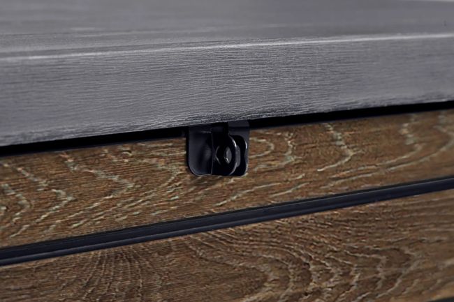 Arcón de exterior Signature 147x83x86 cm y 870L - Marrón