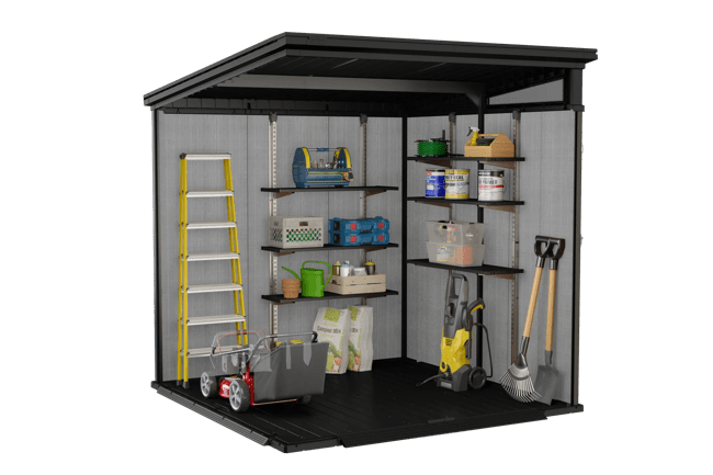 Artisan 2.0 Pent 7x7ft Shed - Grey - 