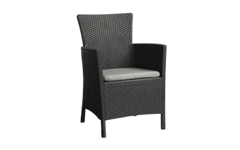 Iowa Stuhl - 60x62x89cm - Grau - Kühlboxen