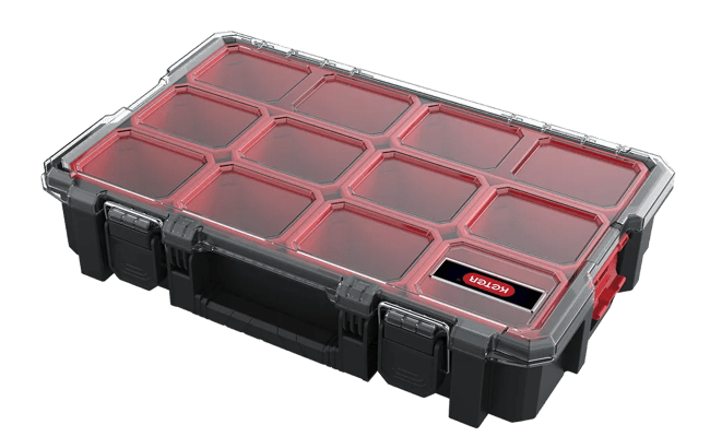 ארגונית ברגים עמוקה אינטרלוקינג - שחור