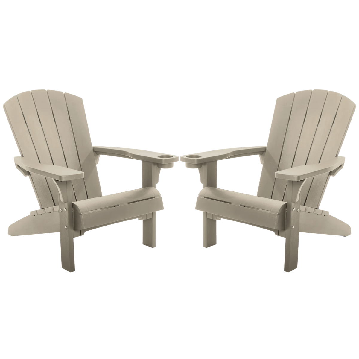 Alpine Adirondack Chair, Set of 2 - Silver Sage