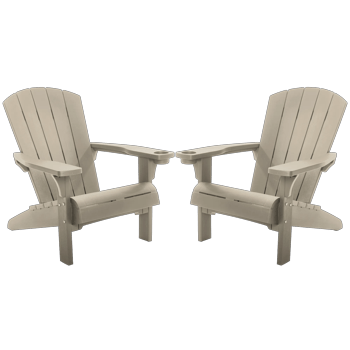 Alpine Adirondack Chair, Set of 2 - Silver Sage - Adirondack Chairs