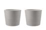 Varese Low Planter 40cm Set of 2 - Alpine Grey