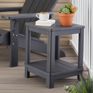 Deluxe Graphite Outdoor Adirondack Side Table - Keter US