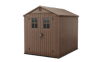 Caseta de exterior Darwin 6x8. 190x244x221 cm y 4,5m2 - Marrón