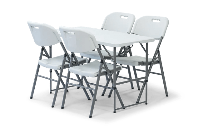 כיסא מתקפל Fold & Go - לבן