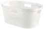 סל כביסה אינפיניטי 40 ליטר - לבן