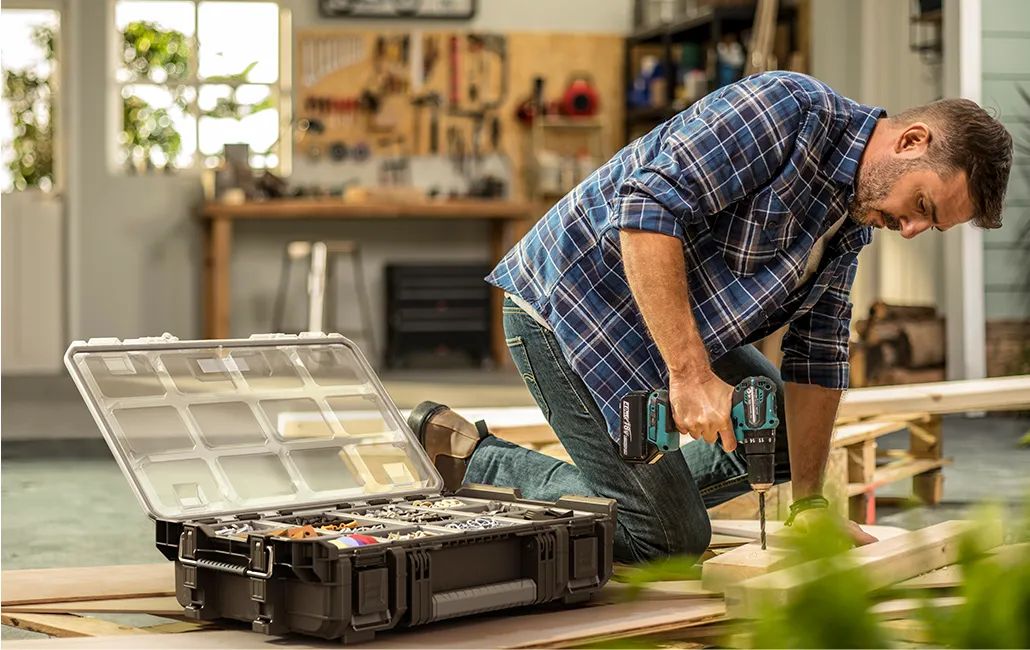 ROC Pro Gear Heavy Duty Clear Organiser - Graphite