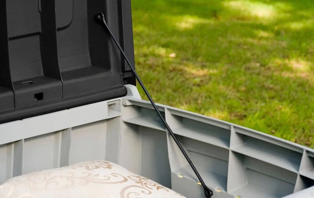 Novel Black 90 Gallon Storage Deck Box - Keter US