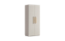 Armario alto de exterior Groove - 180x45x80 cm. - Beige