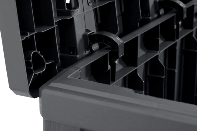 ארגז אחסון קנטווד 350 ליטר - אפור גרפיט