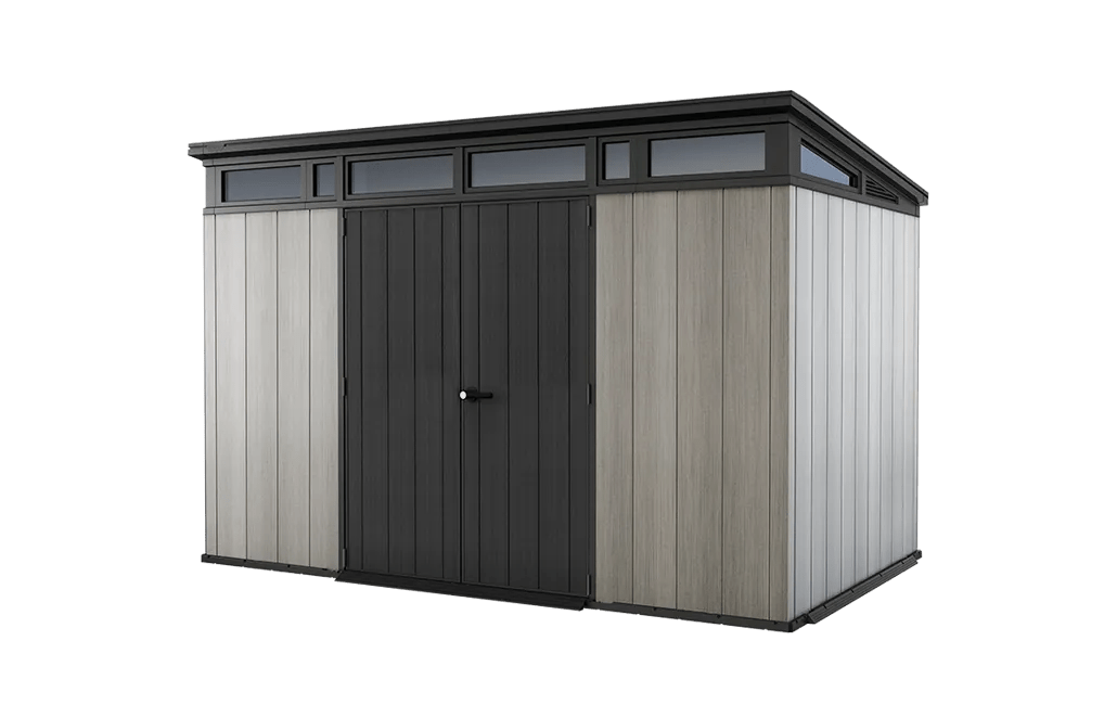 E*B様 Lサイズ GDC weekend setup チャコール Artisan Grey Large Storage Shed - 11x7 Shed - Keter US