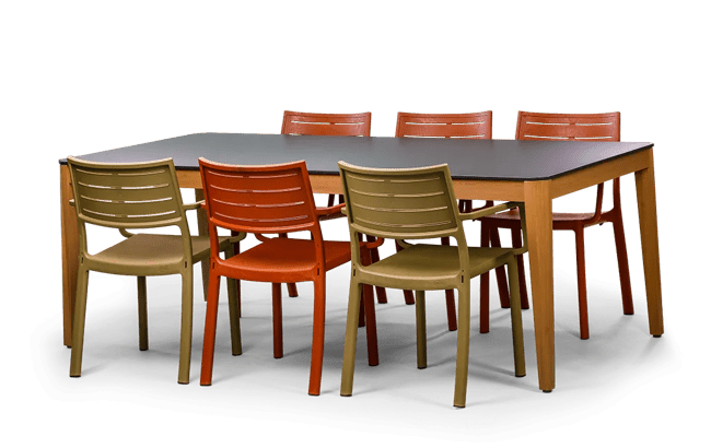 שולחן אוכל ספיר - שחור