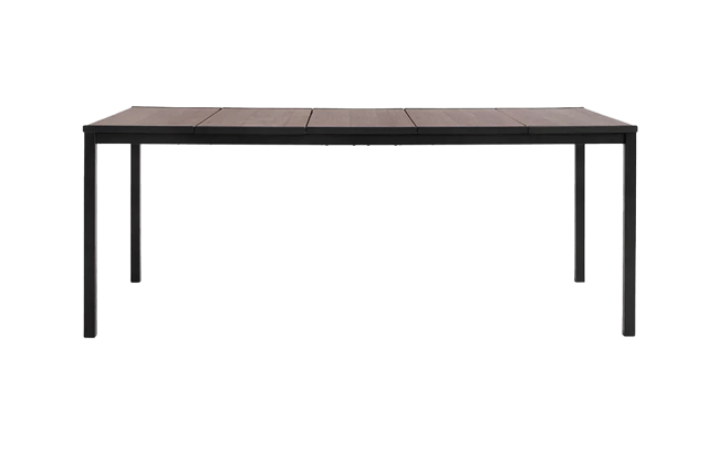 Signature Porto Tisch 200 cm + 6x Noa Stühle Graphit -