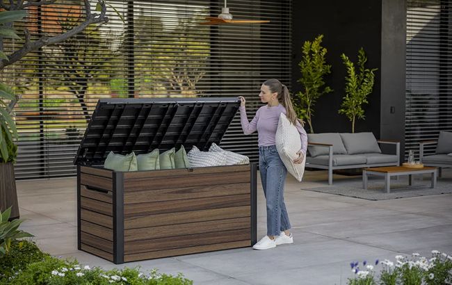 Keter Signature Opbergbox - 870L - Rosewood