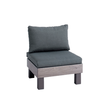 Sillón individual de exterior de 1 plaza Elements - Marrón - Muebles de Exterior