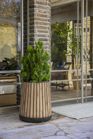 Self Watering Pine Brown Conical Planter - Keter US
