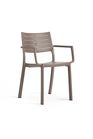 Metaline Chair, Set of 4 - Cappuccino