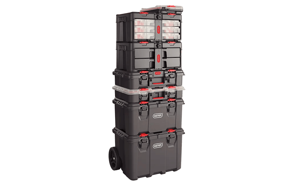 Stack & Roll Modular DIY Organiser - Graphite