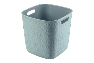 Softex Opbergmand Cube 15L - Blauw - Opbergen