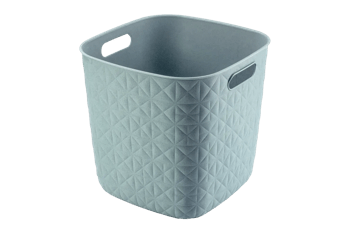 סלסלת כביסה סופטקס מרובעת 15 ליטר - כחול - קולקציית סופטקס | Softex