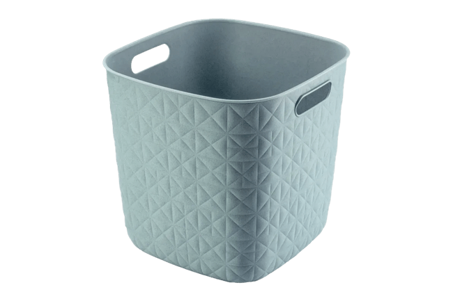 סלסלת כביסה סופטקס מרובעת 15 ליטר - כחול