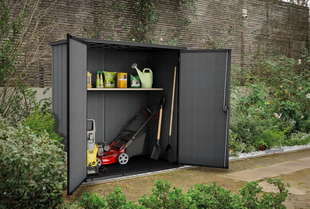 Cortina Fortress Tuinkast – 188 x 106,5 x 195 cm - Grau