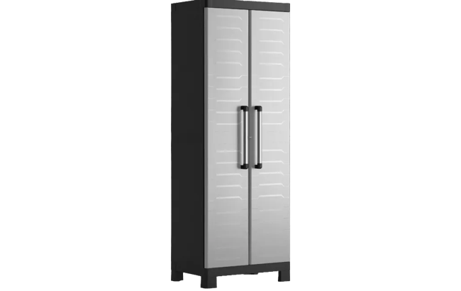 ארון שירות דטרויט גבוה - אפור-שחור thumbnail