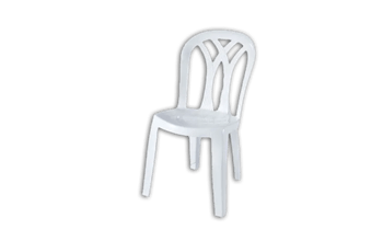 כיסא פטיו - לבן - כיסאות גינה