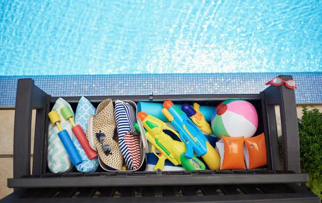 Brown Patio 60 Gallon Outdoor Storage Bench - Keter US