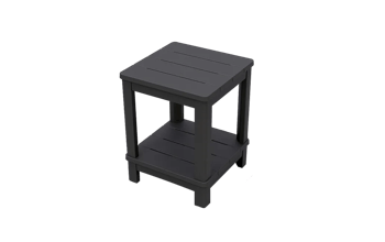 Deluxe Adirondack Side Table - Graphite - Outdoor Side Tables