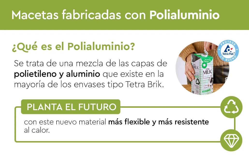 Set 2x Macetero Polyal Wood Planter - 40x40x40 cm y 50L