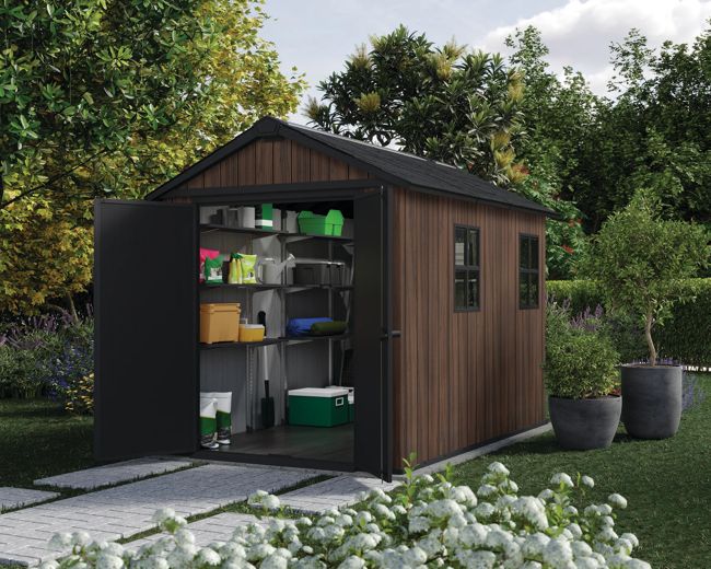 Signature Apex Shed 7.5x9ft - Rosewood