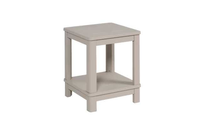 Troy Deluxe Bijzettafel - 40,5x40,5cm - Zand