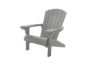 Alpine Adirondack Chair - Grey