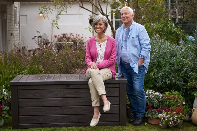 150 Gallon Deck Box Westwood Storage Box Brown - Keter US