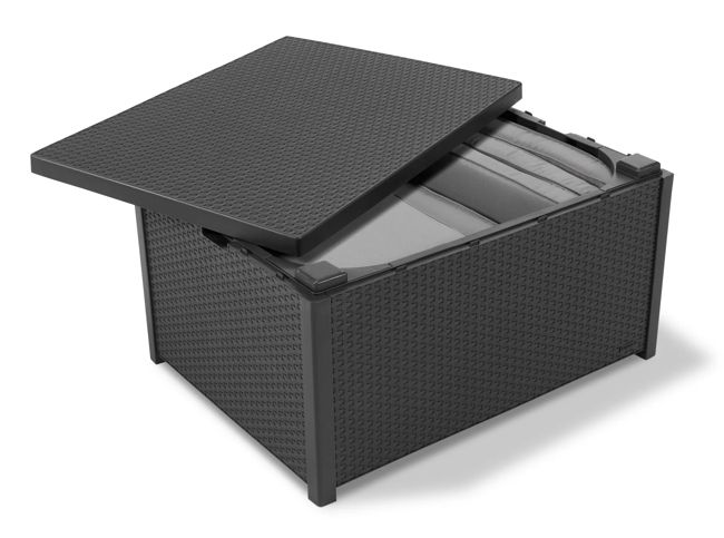 Arica Aufbewahrungstisch – 79x59x42 cm - Grau