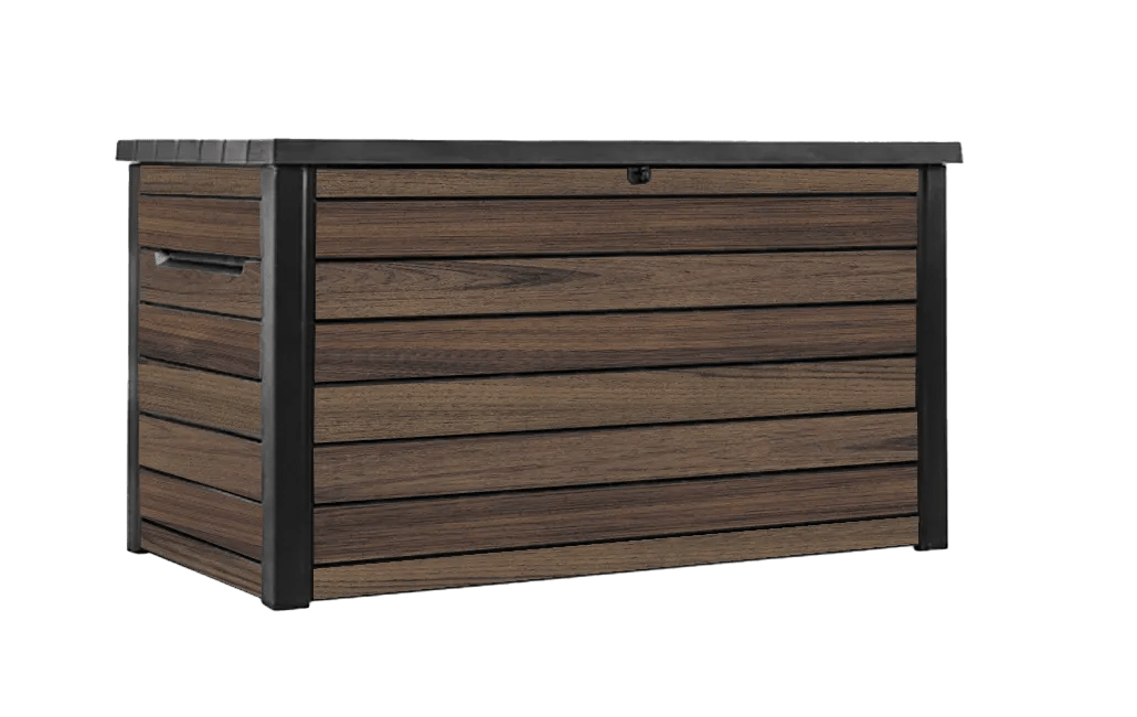 Ontario 870L Storage Box with Divider - Rosewood