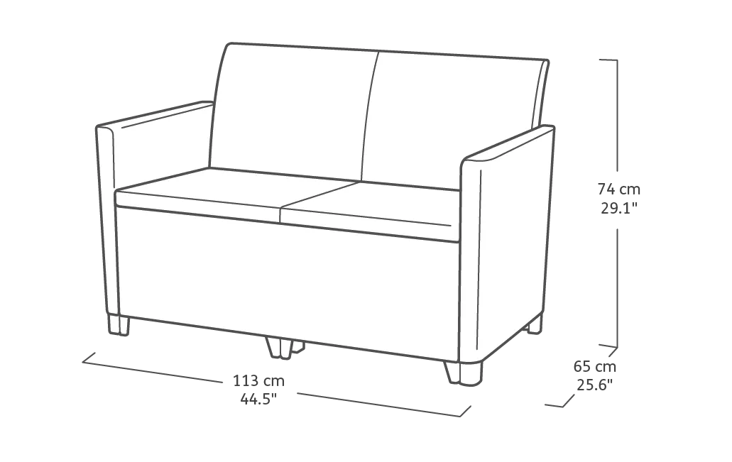 Conjunto de exterior de 4 plazas Marie - Negro